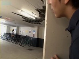 Horny Japanese Teen Busted Humping Her Bicycle Gets Fucked By Spying Guy