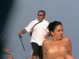 Falsely Blind Man Voyeur On Nude Beach