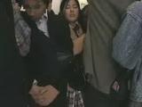 Girl groped by Stranger in a crowded Train 09
