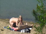 Voyeur Tapes Teen Couple Fucking By The Lake
