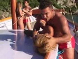 Two Hot Brazilian Bikini Babes Gets Roughly Forced Anal Fucked On the Yacht By 2 Intruders